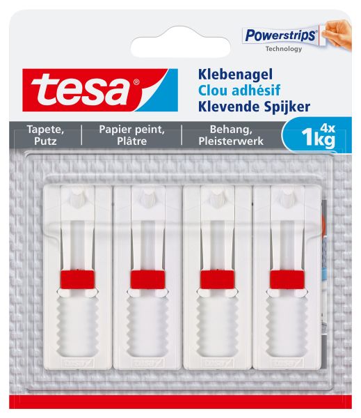 TESA Klebenagel 4x1 kg 77774-00009 Tapete, Putz