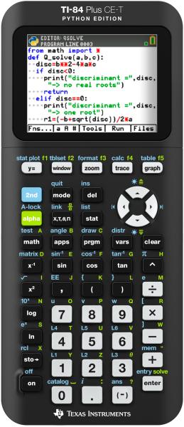 TEXAS INSTRUMENTS Schulrechner 84PCPL Plus CE-T Python Edition