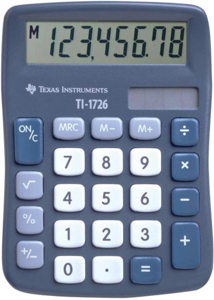 TEXAS INSTRUMENTS Grundrechner TI-1726 8-stellig