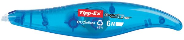 TIPP-EX Korrekturroller Exactliner 868.0772 ECOlution, Blister 5mmx6m