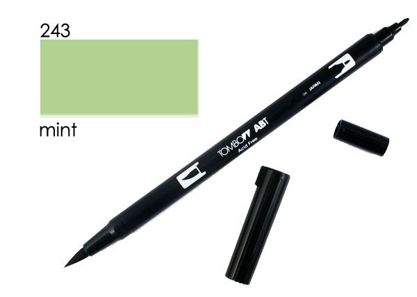 TOMBOW Dual Brush Pen ABT 243 mint