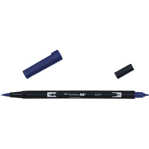 TOMBOW Dual Brush Pen ABT-569 jet blue