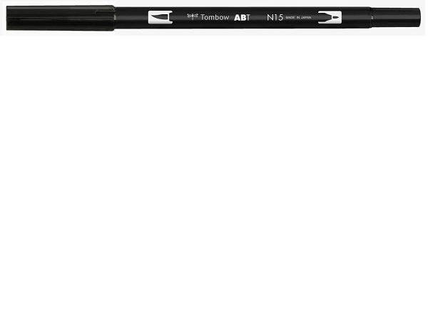 TOMBOW Dual Brush Pen ABT N15 schwarz