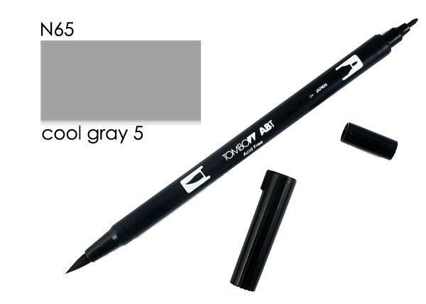 TOMBOW Dual Brush Pen ABT N65 cool grey 5