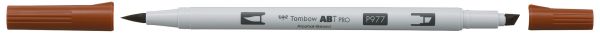 TOMBOW Dual Brush Pen ABT PRO ABTP-977 saddle brown