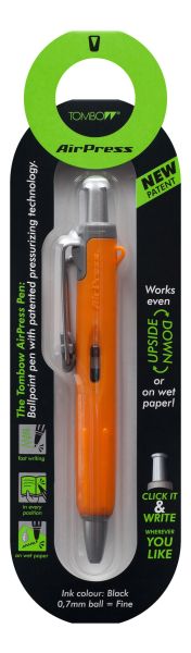 TOMBOW Air Press Pen 0.7mm BC-AP54 orange