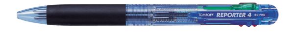 TOMBOW Kugelschreiber 4-Farben BC-FRC40 Reporter, translucent blue