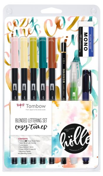 TOMBOW Lettering Set Cozy Times BS-FH1 ABT Dual Brush