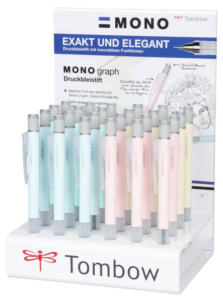 TOMBOW MONOgraph Pastell SH-MG-24P-2-A Display lose