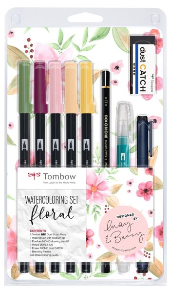 TOMBOW Watercolor Set WCS-FL Floral 10-tlg.