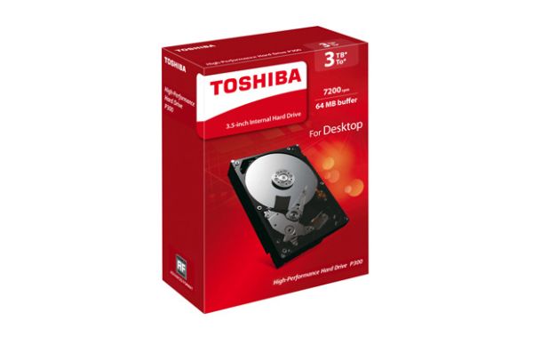 TOSHIBA HDD P300 High Performance 1TB HDWD110EZSTA internal, SATA 3.5 inch