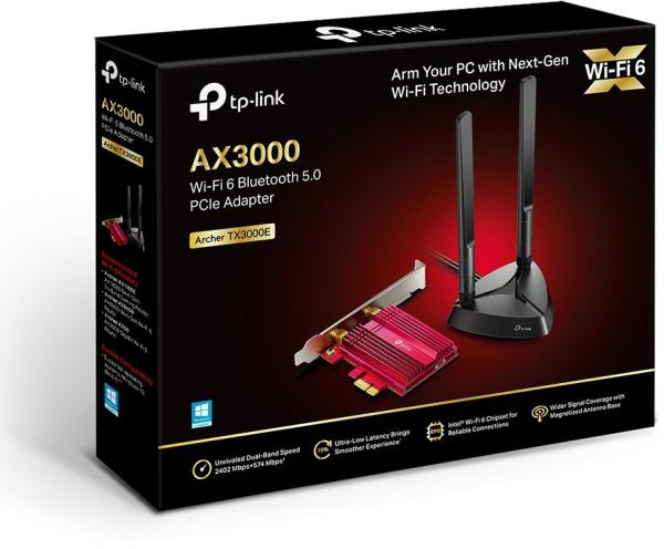 Tp-link archer tx3000e archer tx3000e wi-fi 6 5.0 pci adapter - Tp-link-archer-tx3000e-6935364088897-02.jpg