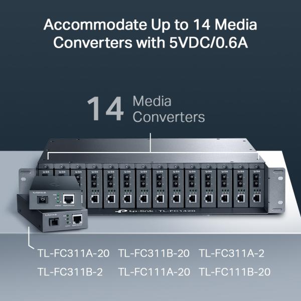 TP-LINK TL-FC1420 TL-FC1420 14-Slot Media Converter Chas.