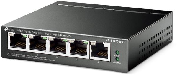 Tp-link 5-port easy smart switch tl-sg105pe with 4-port poe - Tp-link-tl-sg105pe-6935364052744-02.jpg