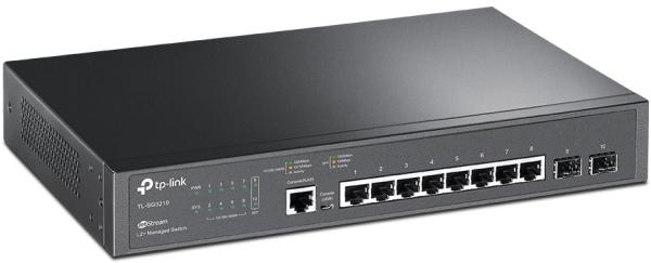 TP-LINK TL-SG3210 TL-SG3210 JS 8Port GB L2+, 2 SFP Slots