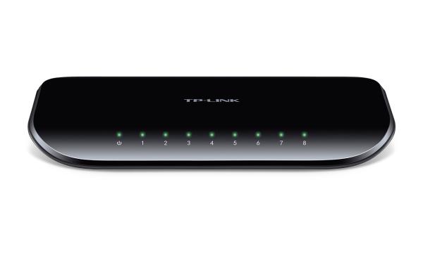 TP-LINK 8-Port-GB-Desktop-Switch TLSG1008D 10/100/1000 Mbit/s