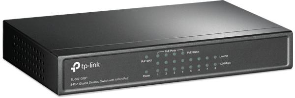 Tp-link gigabit desktop poe switch tlsg1008p 8x 10/100/1000 - Tp-link-tlsg1008p-6935364021160-02.jpg