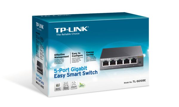 TP-LINK 5-Port Gigabit Smart Switch TLSG105E