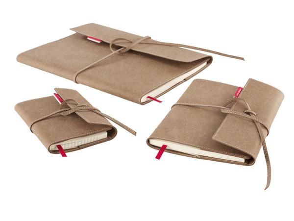 TRANSOTYPE senseBook FLAP A5 75010500 blanko, M, 135 Seiten beige