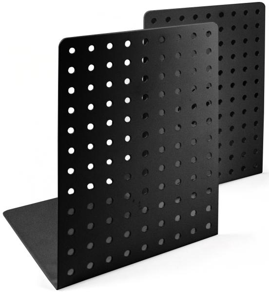 TRENDFORM Buchstütze DOTS Metall GK9016 14x12x18.5cm schwarz 2 Stk.