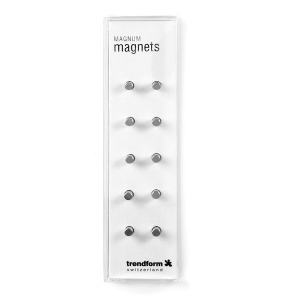 TRENDFORM Magnete MAGNUM TF30B 10er Set silber