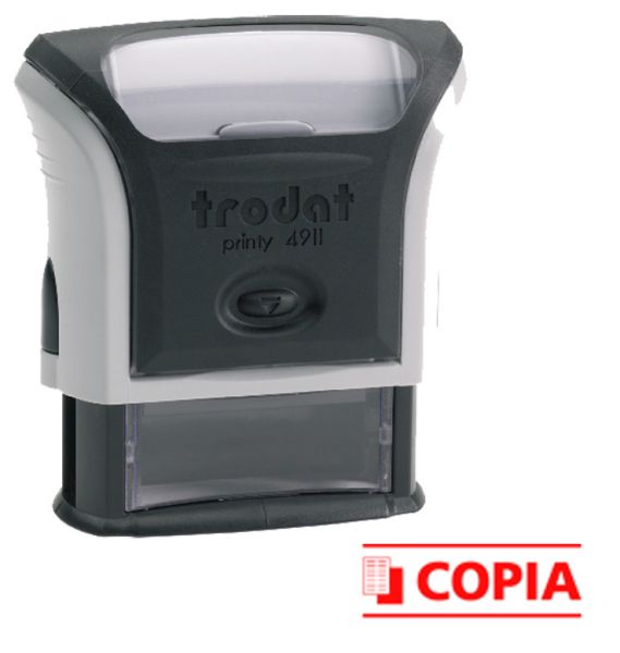 TRODAT Stempel COPIA 4911COPIA-EK-RO rot Italienisch