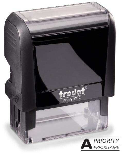 Trodat stempel prioritaire 4912aprio schwarz 47x18mm - Trodat-4912aprio-0092399430711