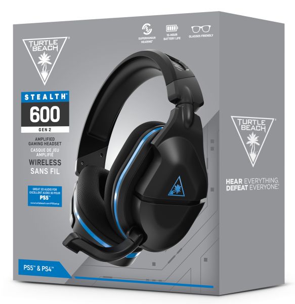 TURTLE BEACH Stealth Gen 2 600P Black TBS-3140-02 Wireless Headset for PS4/PS5