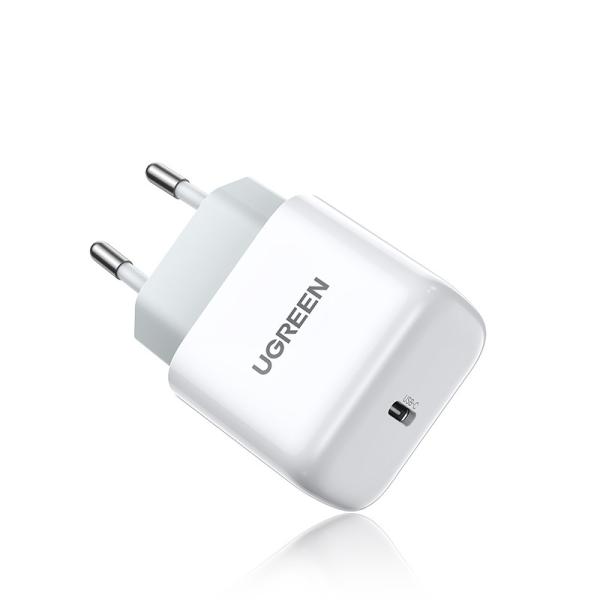 Ugreen usb wall charger mini 20w 10220 1-port pd 1xusb-c,white - Ugreen-10220-6957303812202-04.jpg