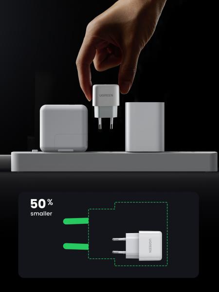 Ugreen usb wall charger mini 20w 10220 1-port pd 1xusb-c,white - Ugreen-10220-6957303812202-05.jpg