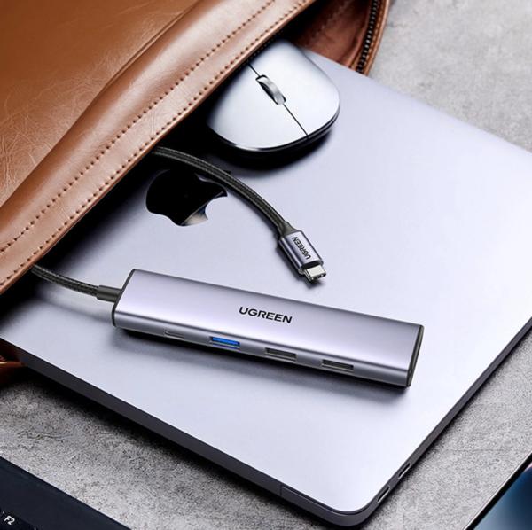 UGREEN USB-C Hub 5-in-1 15495 2 xUSB-A,USB-C,2.0,HDMI