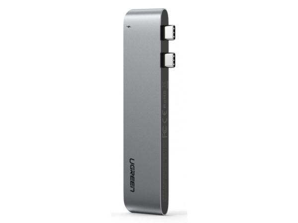 UGREEN USB-C 5in2 Hub, Grey 60559 HDMI,3xUSB-A,USB-C MB Pro/Air