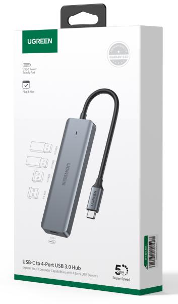 Ugreen usb-c hub 4in1, silver 70336 4xusb-a - Ugreen-70336-6957303873364-09.jpg