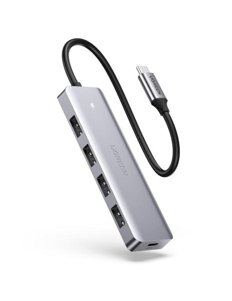 UGREEN USB-C Hub 4in1, Silver 70336 4xUSB-A