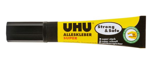 UHU Alleskleber Super Strong+Safe 46960 transparent, geruchlos 7g