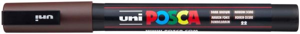 UNI-BALL Posca Marker 0.9-1.3mm PC-3M Dark brown dunkelbraun