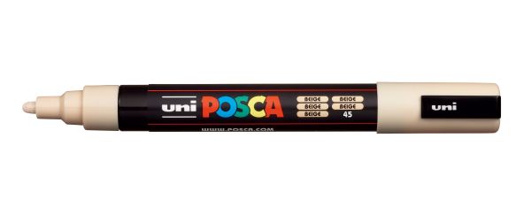 UNI-BALL Posca Marker 1,8-2,5mm PC-5M BEIGE beige, Rundspitze