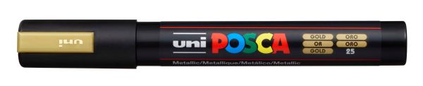 UNI-BALL Posca Marker 1,8-2,5mm PC-5M GOLD gold, Rundspitze