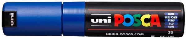 UNI-BALL Posca Marker 4.5-5.5mm PC-7M BLUE blau, Rundspitze