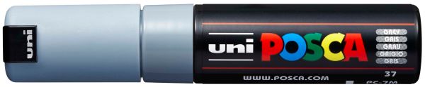 UNI-BALL Posca Marker 4.5-5.5mm PC-7M GREY grau, Rundspitze