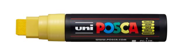 UNI-BALL Posca Marker 15mm PC17K YELLOW gelb