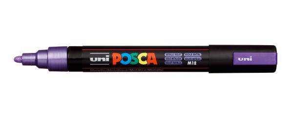 UNI-BALL Posca Marker 1,8-2,5mm PC5MMET.VIOL Metal.violett,Rund.