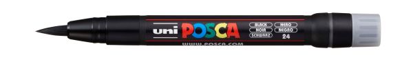 UNI-BALL Posca Pinsel-Marker 1-10mm PCF350 BLACK schwarz