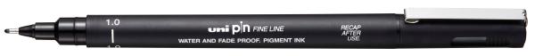 UNI-BALL Fineliner Pin 1mm PIN10-200(S) BLACK schwarz