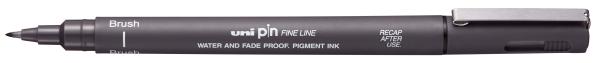 UNI-BALL Fineliner Pin Brush PINBR-200(S) DARK GREY dunkelgrau