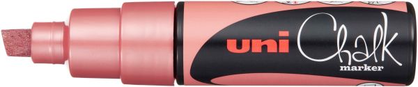 UNI-BALL Chalk Marker 8mm PWE-8K METALLIC RED Metallic rot