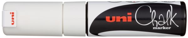 UNI-BALL Chalk Marker 8mm PWE-8K WHITE weiss