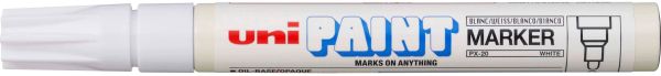 UNI-BALL Paint Marker 2.2-2.8mm PX-20(L) white weiss