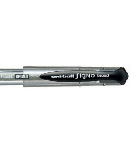 UNI-BALL Signo Broad 1mm UM-153 BLACK schwarz