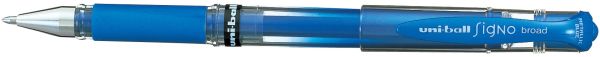 UNI-BALL Signo Broad 1mm UM153MET.BLU blau-metallic